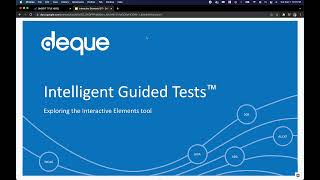 Interactive Elements guided accessibility test - axe DevTools Extension