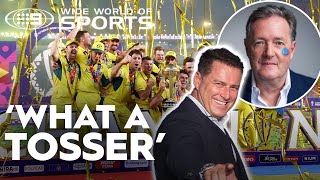 Piers Morgan's salty response to Cricket World Cup winning Aussies | Wide World of Sports
