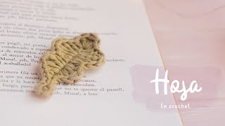 Hoja Sencilla en crochet