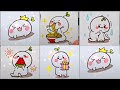 How To Draw Cute Sticker | Simple Sticker Drawing