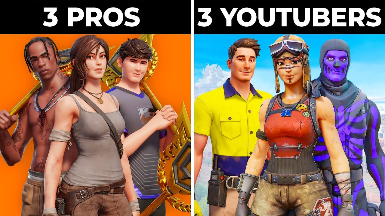 3 Fncs Winners Vs 3 Fortnite Rs Youtube
