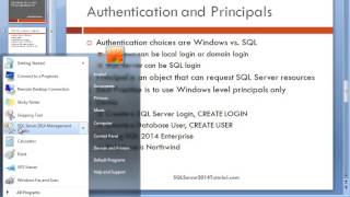 SQL Server 2014 Training – Manage SQL Server 2014 Security