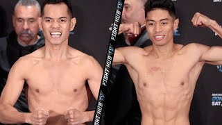 NONITO DONAIRE VS REYMART GABALLO - FULL WEIGH IN & FACE OFF VIDEO | SHOWTIME BOXING
