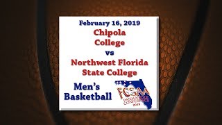 Panhandle Conference 2019 - Chipola @ NWFSC - February 16, 2019 - Men's Basketball