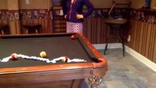 Domino pool trick