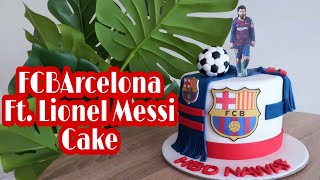 How to make FC Barcelona Messi Team Cake | Step by steps