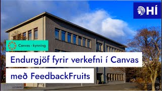 Kynning á Endurgjöf fyrir verkefni með FeedbackFruits (e. Assignment Review)