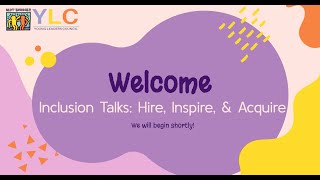 Inclusion Talks Panel