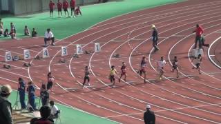 2016.11.06 福岡県小学生秋季陸上競技大会 4年生女子100ｍ予選4組