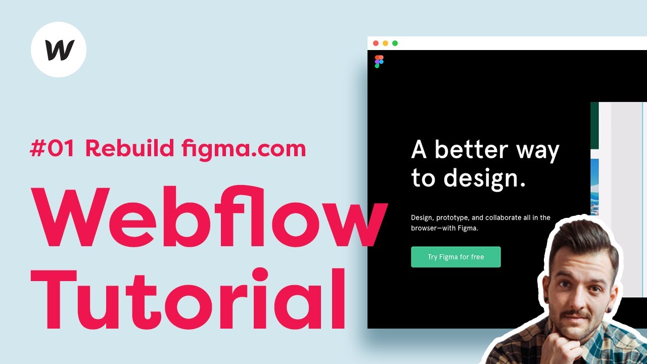 Webflow Tutorial Deutsch | Rebuild Figma.com | EP01 - YouTube