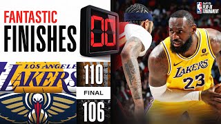 Final 4:01 INSANE ENDING Lakers at Pelicans #SoFiPlayIn | April 16, 2024