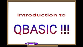 Introducation to Programing Language and Qbasic