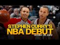 Warriors Access | Stephen Curry's FIRST NBA Game