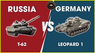 Who Wins!! T-62 vs Leopard 1: Which Tank is the Most Powerful | Military Summary