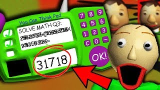 THE *REAL* ANSWER TO BALDI'S IMPOSSIBLE QUESTION?! | Baldi's Basics Gameplay
