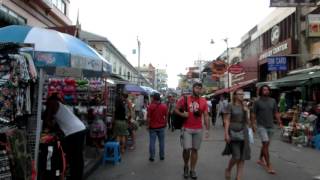 昼のカオサン通りを歩いてみた (Walking on the Khao San Road in 2015)