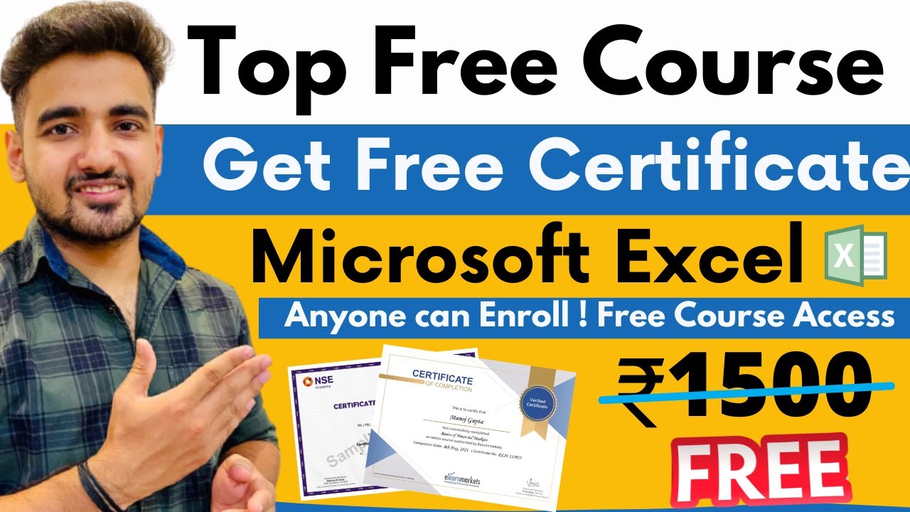 Free Advance Microsoft Excel Certification Course | Free Excel Training ...