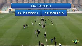 Akhisarspor - Kırşehir Belediyespor Müsabakası Canlı Yayını