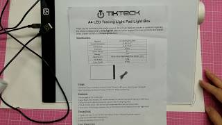 Lightweight Light Pad by TikTeck -- Review