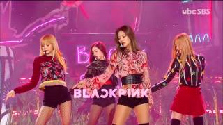 [161106] BLACKPINK - PLAYING WITH FIRE @ Inkigayo ROSÉ CUT