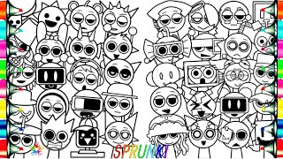 Incredibox Sprunki Original VS Sprunki OC / New Coloring Pages / NCS Music