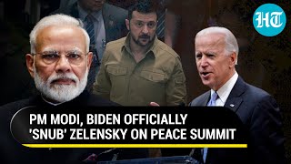 India, U.S. 'Snub' Zelensky: PM Modi, Jaishankar, Biden To Skip Ukraine Peace Summit | Report