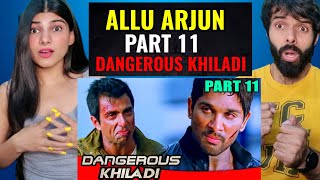 DANGEROUS KHILADI - PART 11 ALLU ARJUN SCENE REACTION ILEANA SONU SOOD Hindi Dubbed Movie