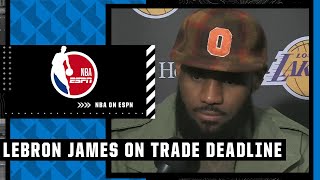 'We'll see what happens' LeBron James compares trade deadline, recent struggles to fog | NBA on ESPN