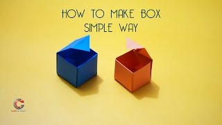 How to make a paper box | Opens and closes options