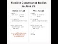 #07 || Java with Srikanth || Java 25 features || Flexible Constructor Bodies ||