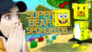 SUPER BEAR HAS BECOME SPONGEBOB! EVEN STRONGER! 😱🧽