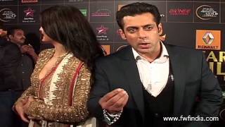 Fun moments with Salman Khan at Star Guild Awards 2014