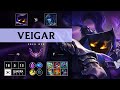 Veigar Mid vs Lissandra: Quadra Kill, Legendary - KR Master Patch 14.15