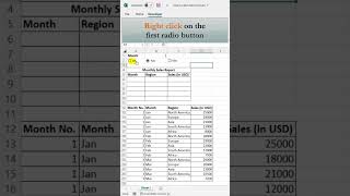 How to Insert Radio Buttons in Excel