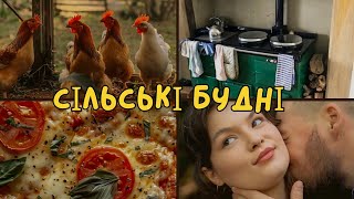 ЖИТТЯ МОЛОДОЇ СІМ'Ї У СЕЛІ🌺Будні домогосподарки🧹 Приготування піци🍕 Ремонт своїми руками🏡🐮