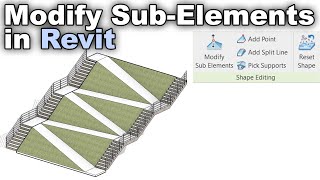 Modify Sub Elements in Revit Tutorial