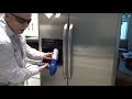 FROZEN WATER DISPENSER IN REFRIGERATOR QUICK FIX