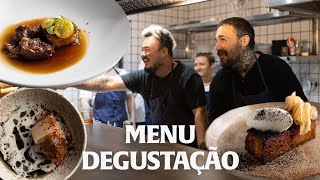 MENU DEGUSTAÇÃO COM VICE CAMPEÃO DO TOP CHEF BRASIL | ROTINA DE COZINHEIRO