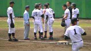 総合技術ＶＳ広陵　2011,4,30　春季広島県大会準決勝