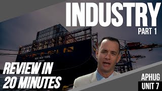 Industry with Forrest Gump (Part 1 ) | AP Human Geography Unit 7 Review in 20 minutes