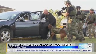 Mobile Police K-9 handlers file federal lawsuit against City