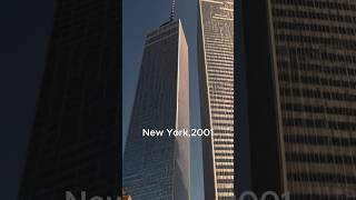 A moment before the worst tragedy ever. New York, September 11th, 2001. #911 #newyork #history #ai