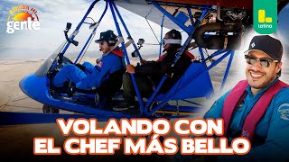 Volando junto al chef más bello de la televisión, Khabir Tello l Arriba Mi Gente