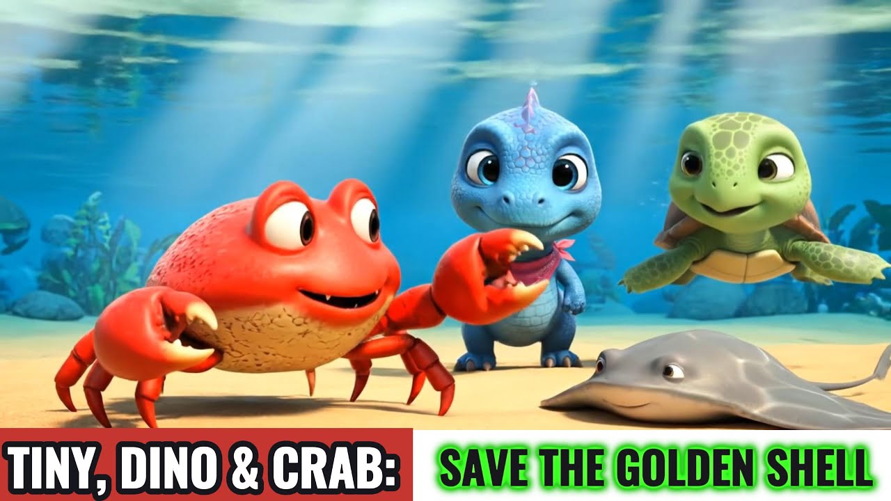 Tiny Dino Crab Save The Golden Shell Youtube