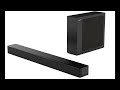 hisense hs2100 2.1 channel 240w sound bar with wireless subwoofer review