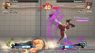 USF4 @ NLBC #103 - Zohta (Zangief) vs Kreymore (Juri) [720p/60fps]