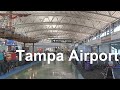 Tampa Airport waling tour | TPA airport departure | Main Terminal check-in area