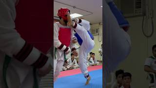 Taekwondo knockout kick| #taekwondostar #shorts #fightback #taekwondo #karate #action #ytshorts