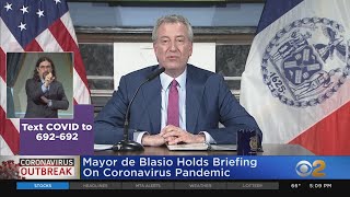Mayor Bill De Blasio Holds Briefing On Coronavirus Pandemic