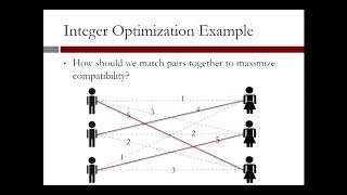 9.3.3 eHarmony - Video 2: Using Integer Optimization